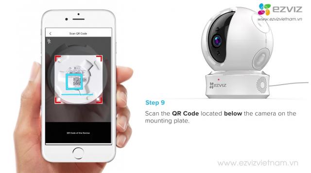 Bước 1 - Cài đặt App camera Ezviz trên điện thoại