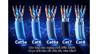 Các loại cáp mạng phổ biến 2026: Chọn thế nào để vừa đủ, vừa bền?
