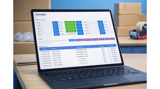 App Camsight: Thống kê sản lượng, chống trùng đơn và truy xuất video đối soát thần tốc