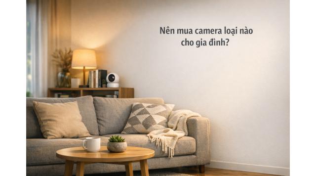 Gia đình nên dùng loại camera nào? Kinh nghiệm chọn mua thực tế.