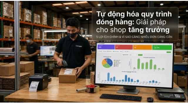 5 Lợi ích của phần mềm quay đóng hàng đối với Shop Online