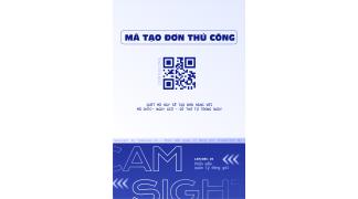 Hướng dẫn sử dụng mã tạo đơn thủ công trên phần mềm Camsight