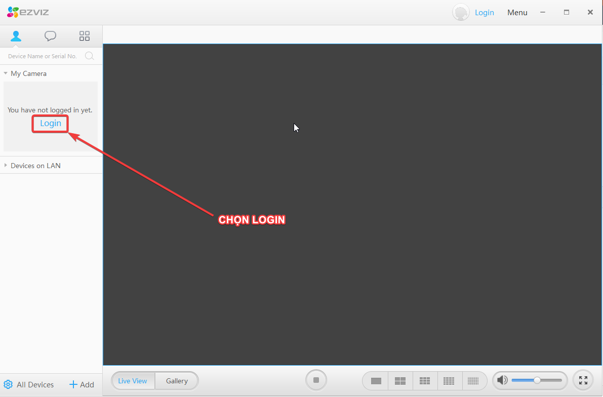 Cách xem camera EZVIZ trên máy tính