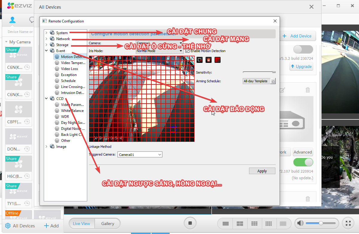 Cách xem camera EZVIZ trên máy tính