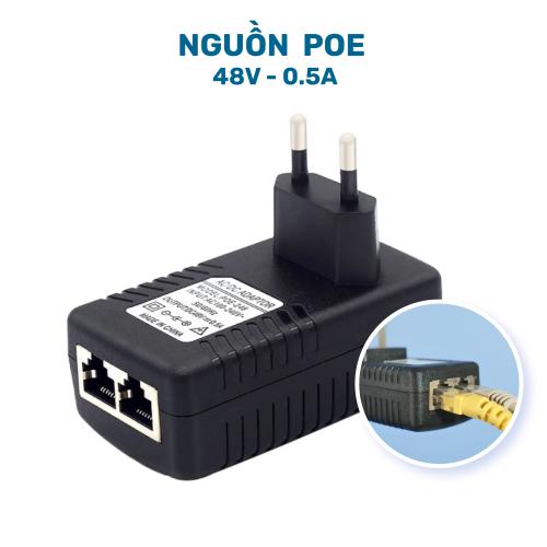 Nguồn đơn POE 48V-0.5A main tốt Nguồn đơn POE 48V-0.5A main tốt