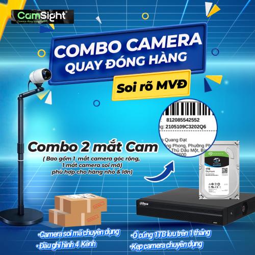 Combo Camera Đóng Hàng Soi Rõ Mã Vận Đơn, Trích Xuất Video Nhanh Chóng