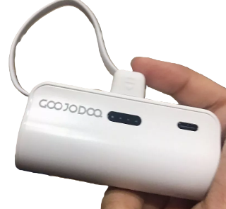 ngoại h&igrave;nh GOOJODOQ 4000mAh nhỏ dễ nh&eacute;t v&agrave;o t&uacute;i quần kh&ocirc;ng qu&aacute; vướng v&iacute;u
