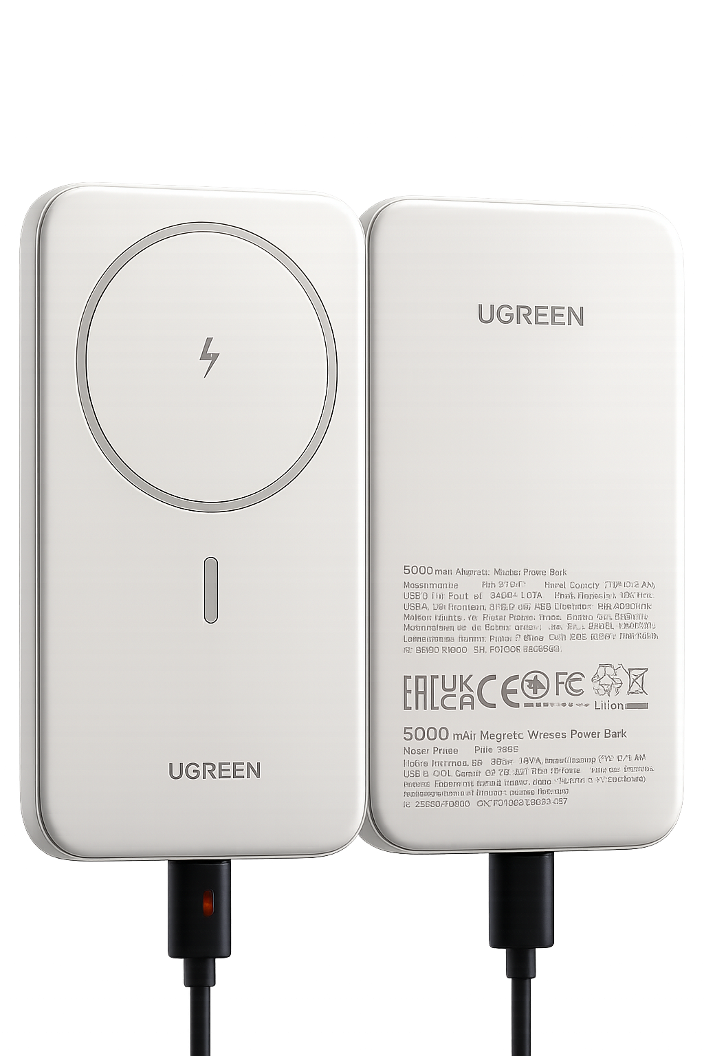 Mặt trước v&agrave; sau của Ugreen PB560