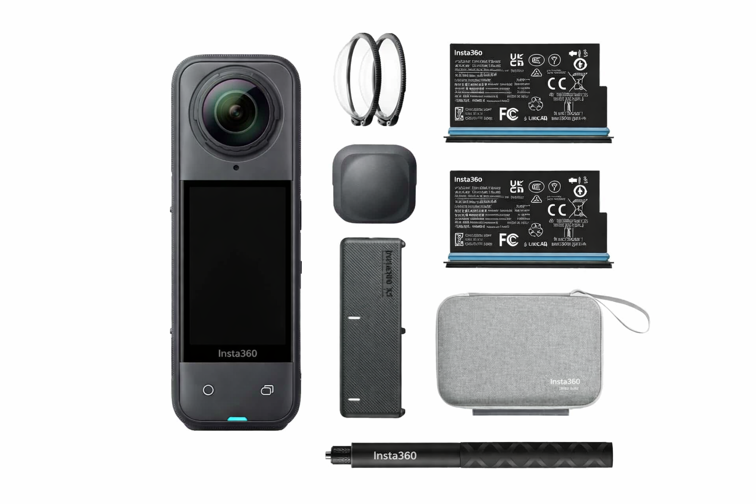 Camera Insta360 X5 v&agrave; c&aacute;c phụ kiện đi k&egrave;m cần thiết