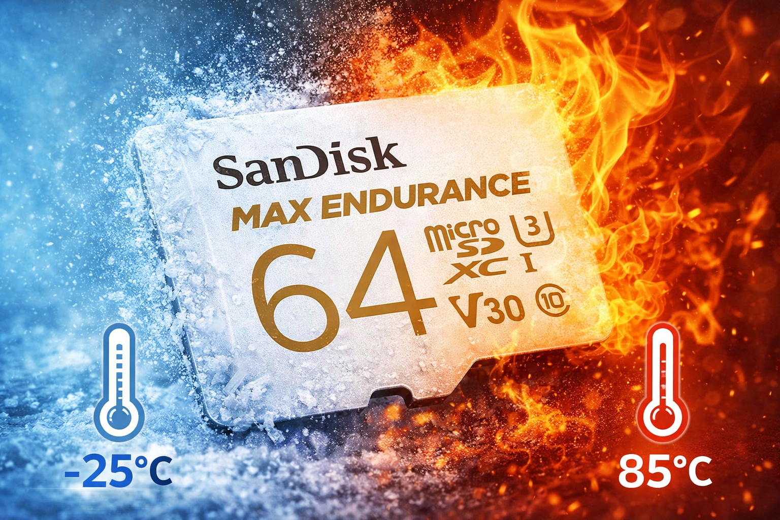 Thẻ nhớ SanDisk Max Endurance c&oacute; ch&iacute;nh s&aacute;ch bảo h&agrave;nh d&agrave;i hạn