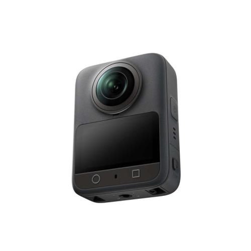 Camera DJI Osmo 360 màu đen, thiết kế chuyên nghiệp bền bỉ, mang lại trải nghiệm quay ổn định.