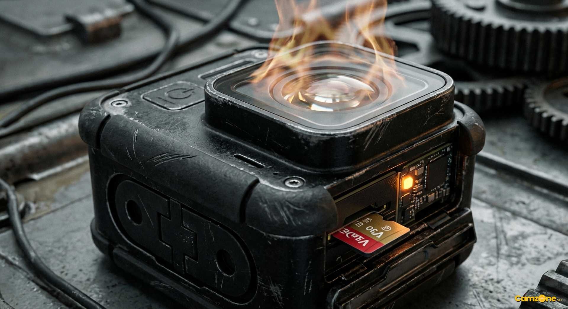 Thiết kế Unibody và khả năng tản nhiệt của Action Cam