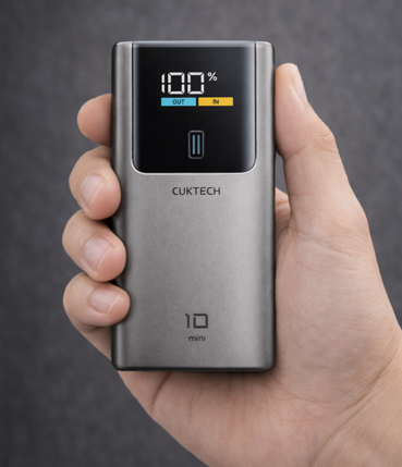 Cuktech No.10 Mini PB1055 cầm nắm gọn nhẹ trong l&ograve;ng b&agrave;n tay