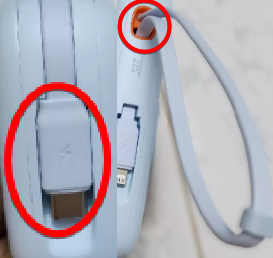 D&acirc;y c&aacute;p t&iacute;ch hợp gắn liền với sạc Baseus Qpow2 20.000mAh