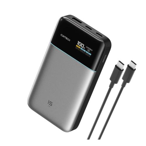 Cuktech 15 Air PB150S: Sạc Dự Phòng 100W Pin Silicon-Carbon Mỏng Nhẹ 1