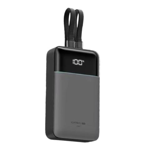 Sạc dự phòng Cuktech LPB200NL 20.000mAh 40W kèm cáp Lightning MFi và Type-C tiện dụng.