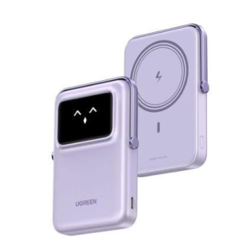 Pin sạc dự phòng Ugreen PB764 Qi2 10000mAh 15W, giải pháp sạc không dây MagSafe tiện lợi.