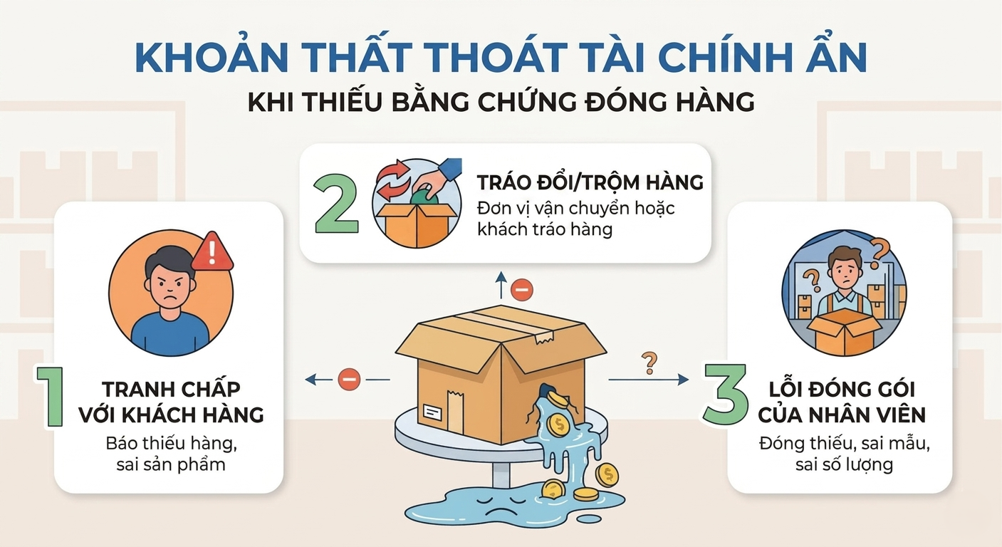 C&aacute;c khoản thất tho&aacute;t của chủ shop kinh doanh online nếu thiếu video quay đ&oacute;ng h&agrave;ng chuẩn 