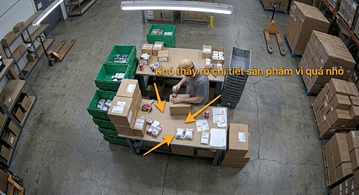 G&oacute;c quay qu&aacute; xa kh&ocirc;ng r&otilde; sản phẩm cũng dễ bị s&agrave;n từ chối video.