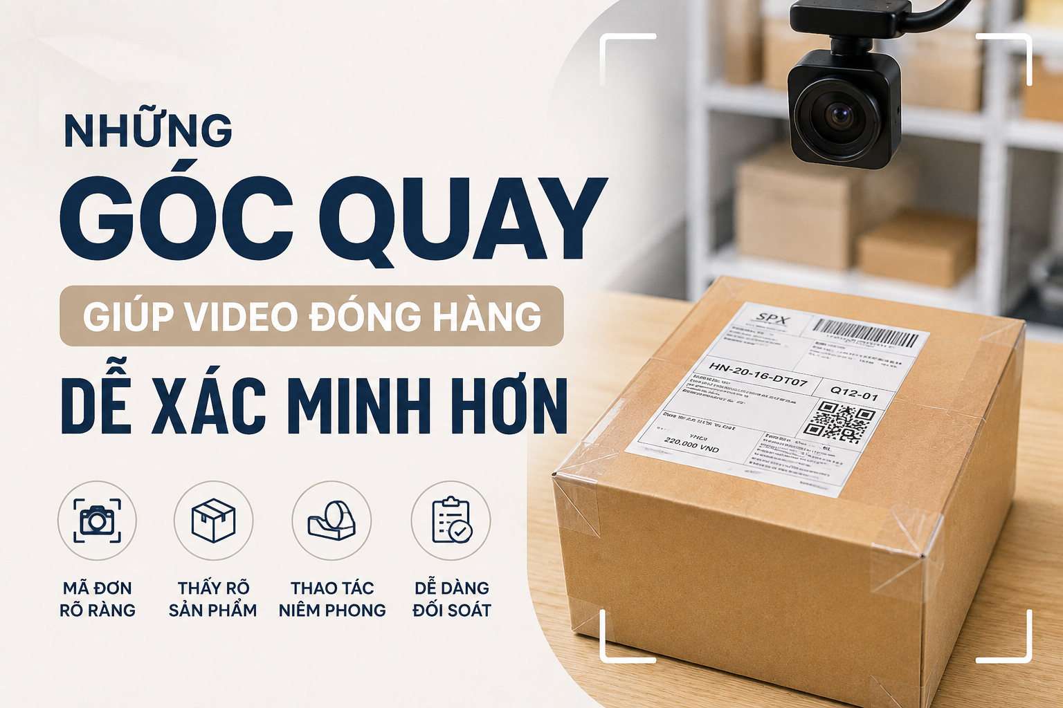 Ảnh những g&oacute;c quay gi&uacute;p cho video quay đ&oacute;ng h&agrave;ng của bạn dễ x&aacute;c minh hơn.