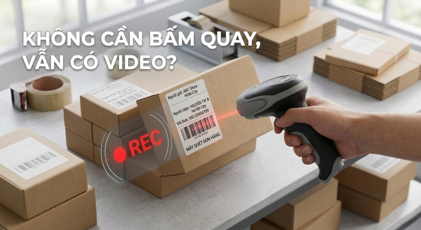 Qu&eacute;t m&atilde; l&agrave; tự động quay. T&iacute;nh năng nhiều chủ shop y&ecirc;u th&iacute;ch khi sử dụng phần mềm quay đ&oacute;ng h&agrave;ng.