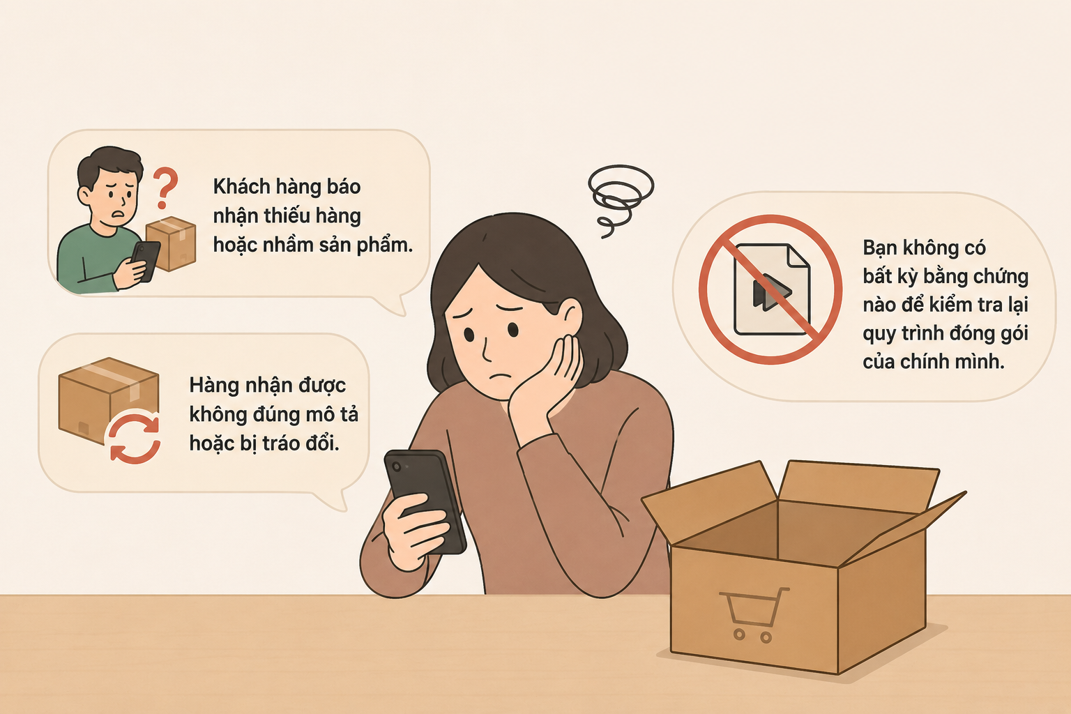 Shop &iacute;t đơn cũng c&oacute; thể xảy ra tranh chấp.
