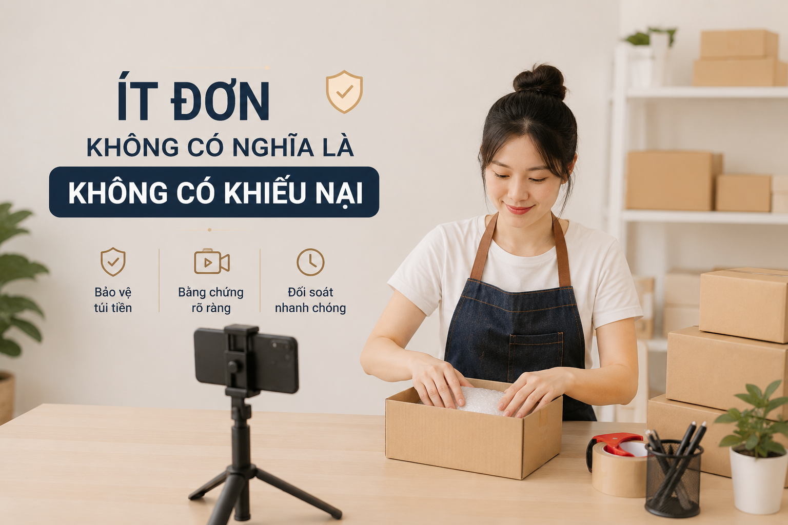 Shop &iacute;t đơn vẫn c&oacute; thể bị khiếu nại.