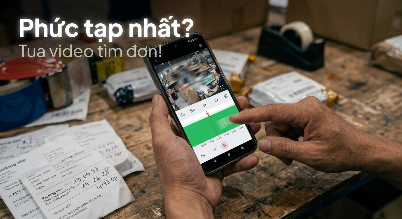 T&igrave;m lại video đ&atilde; đ&oacute;ng h&agrave;ng bằng c&aacute;ch quay thủ c&ocirc;ng lu&ocirc;n l&agrave; bước tốn nhiều thời gian nhất.