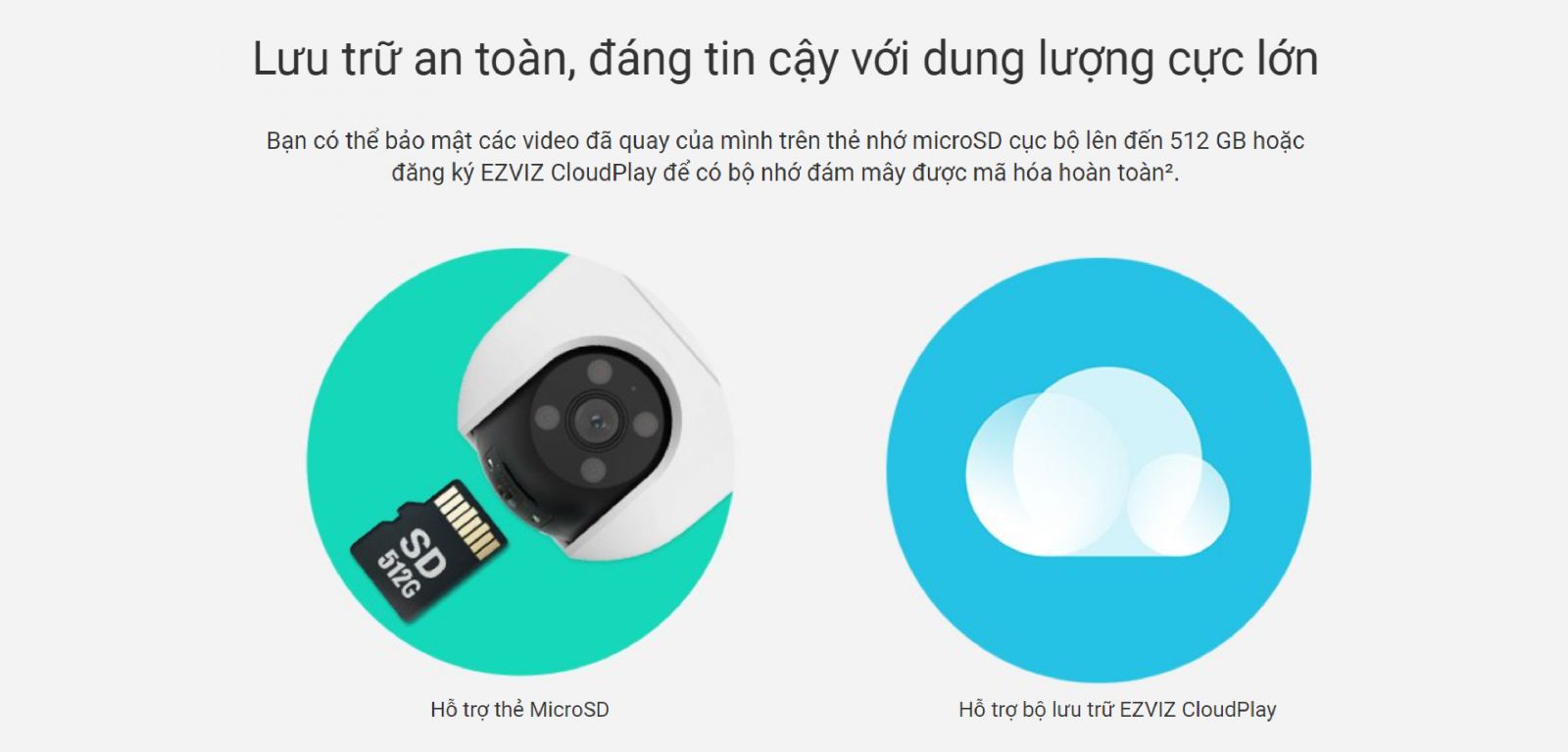 Camera Ezviz H8C quay xoay, tự động theo dõi chuyển động thông minh