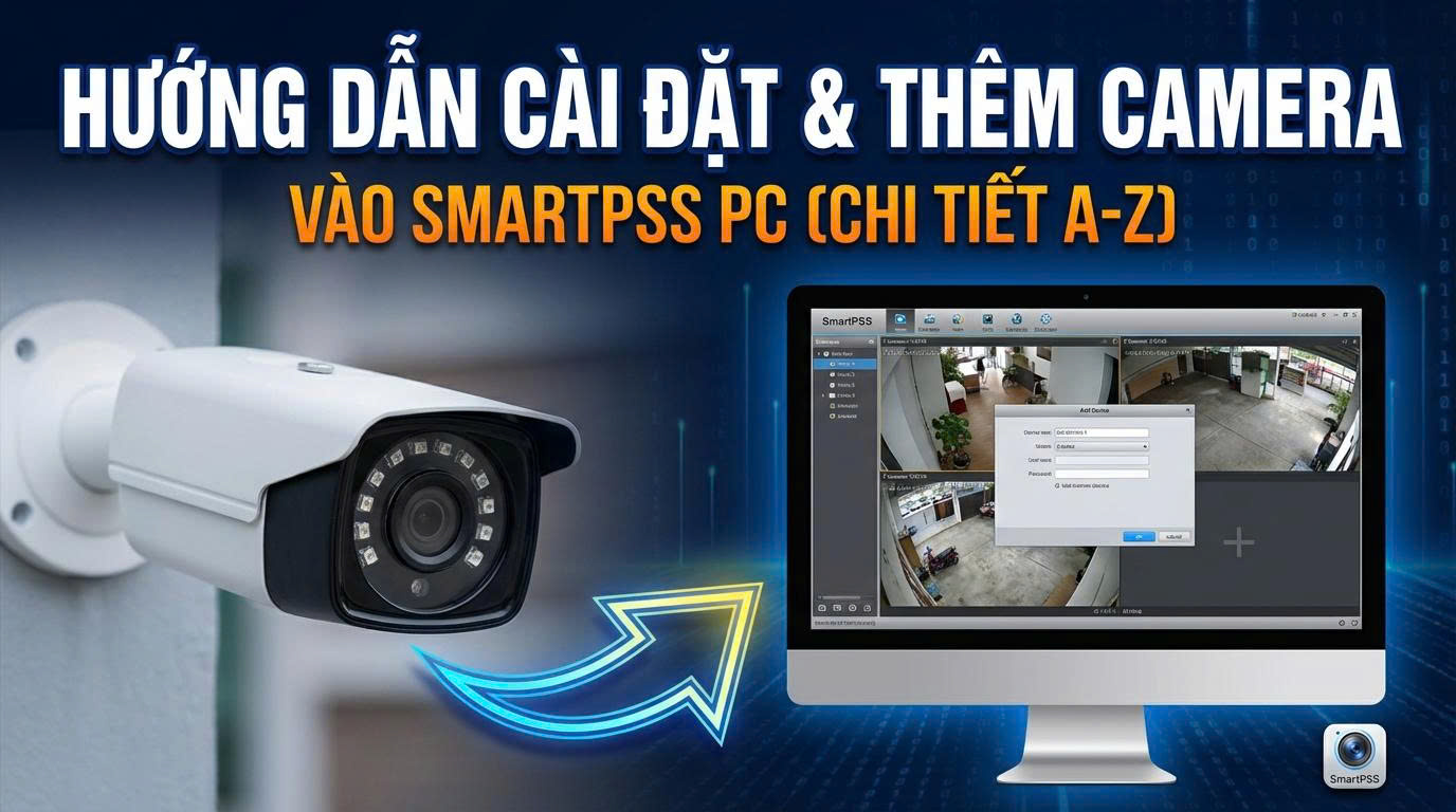 Giao diện phần mềm SmartPSS