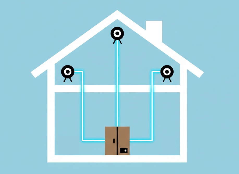 Sơ đồ đầu ghi h&igrave;nh cho gia đ&igrave;nh