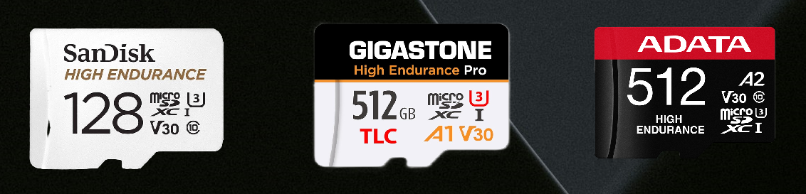 C&aacute;c loại thẻ nhớ High Endurance