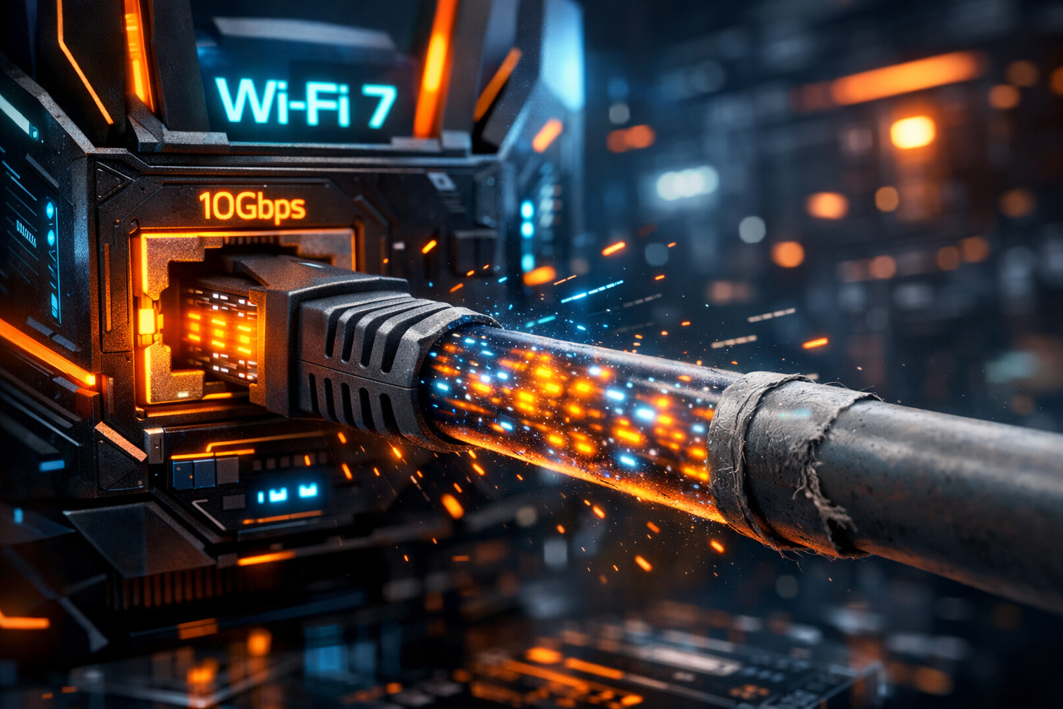 Ảnh minh họa nghẽn cổ chai băng th&ocirc;ng wifi 7