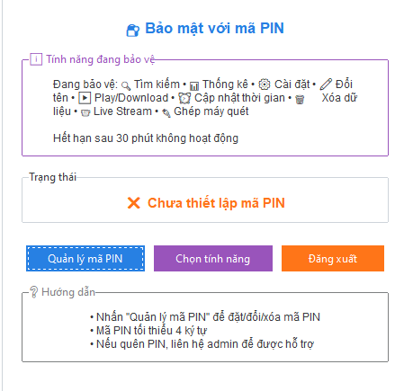Ph&acirc;n quyền v&agrave; bảo mật với Camsight