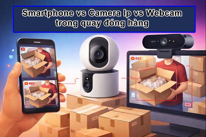 So s&aacute;nh Camera IP, Điện thoại v&agrave; Webcam